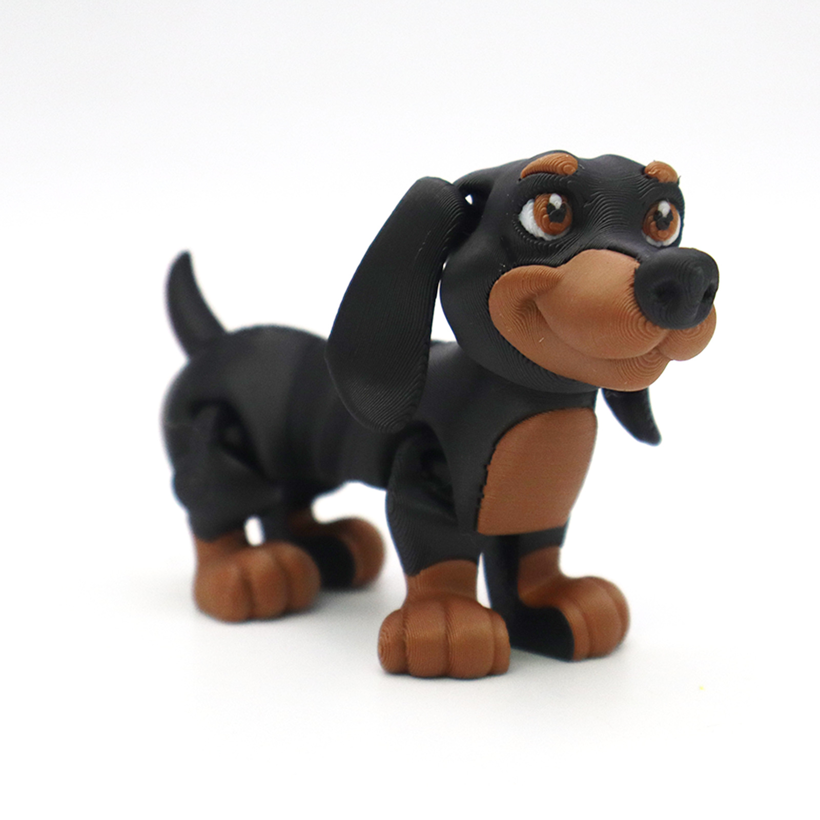 Interactive Squeaky Plush Dog Toy - Impressão 3d cão casa deco modelo