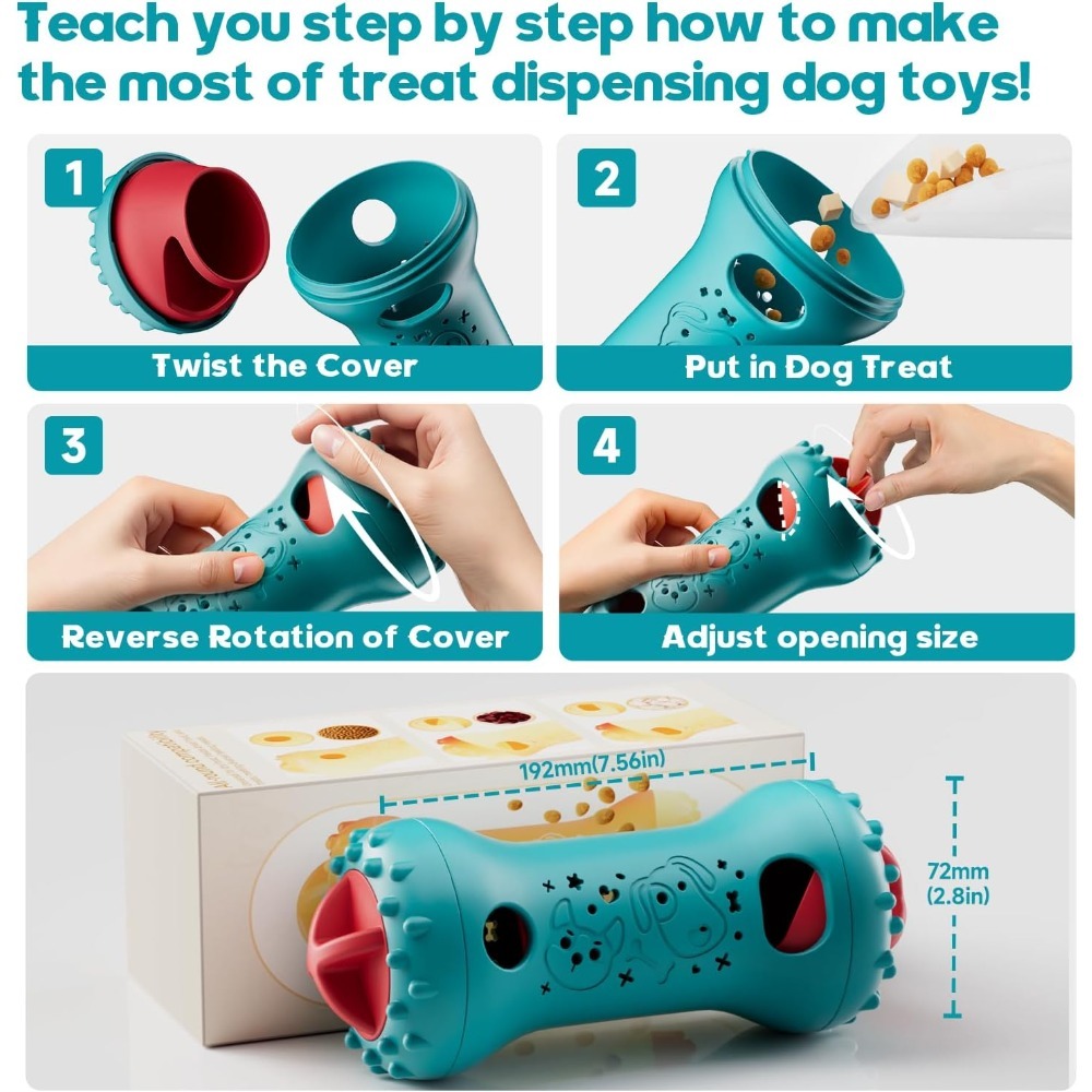 Brinquedos interativos para cã - Indestructible Dog Chew Toy avaliação e preço
