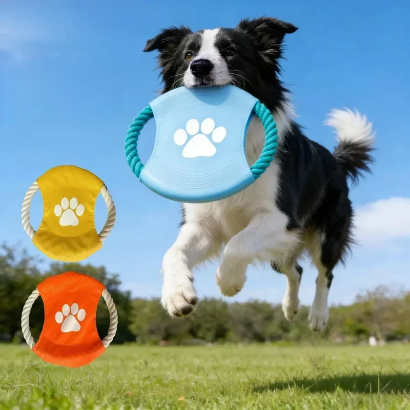 Brinquedo Interativo de Corda  - Flying Disc Dog Training Toy avaliação e preço