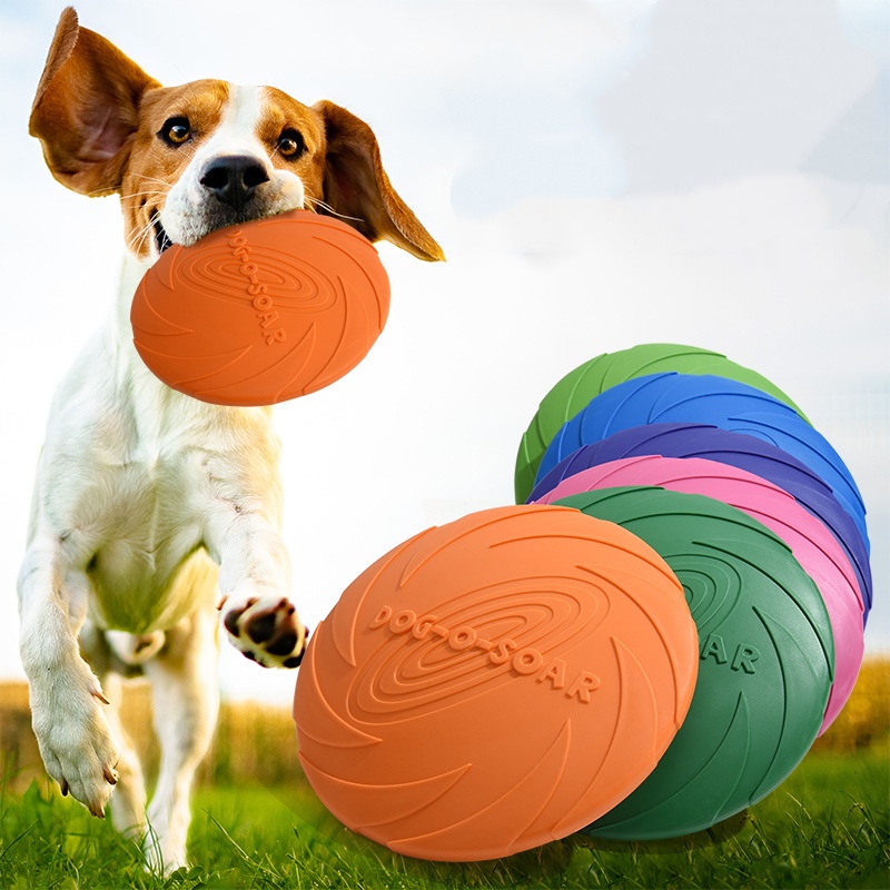 Brinquedo interativo em forma  - Flying Disc Dog Training Toy avaliação e preço