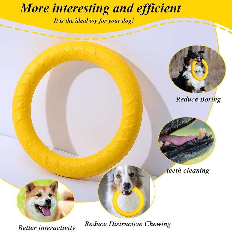 Brinquedos para Cães: Discos V - Flying Disc Dog Training Toy avaliação e preço