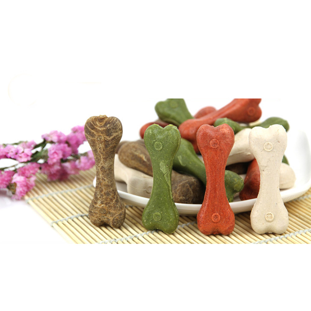 5 Peças de Ossos Seguros para  - Teeth Cleaning Dog Chew Bone avaliação e preço