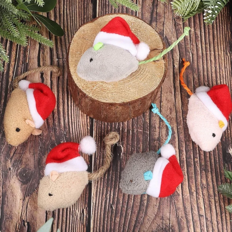 1-5PCS Rato de Pelúcia Interat - Catnip Interactive Plush Mouse avaliação e preço