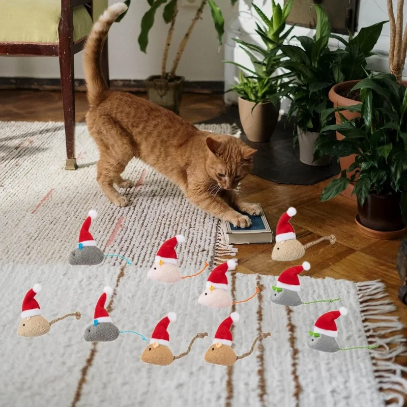 1-5PCS Rato de Pelúcia Interat - Catnip Interactive Plush Mouse avaliação e preço