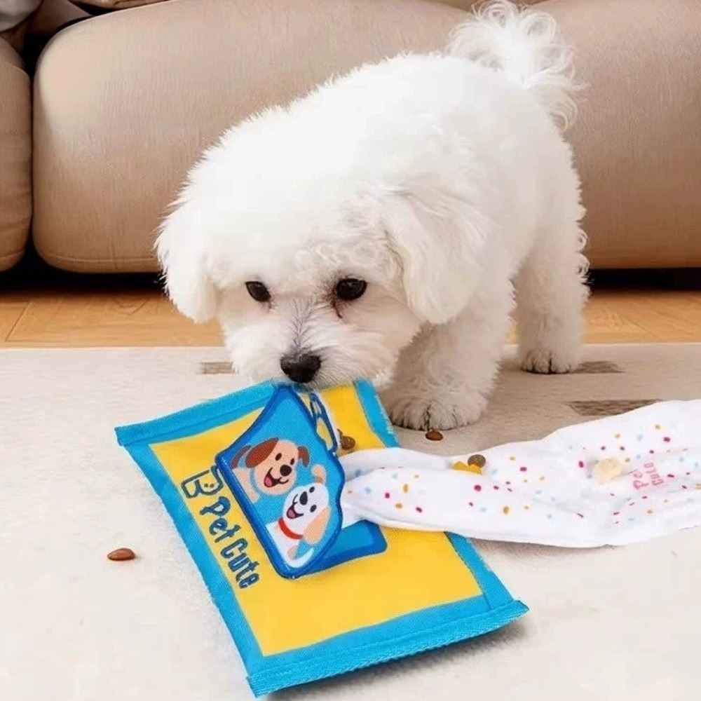 Brinquedo interativo para cães - Interactive Squeaky Plush Dog Toy avaliação e preço