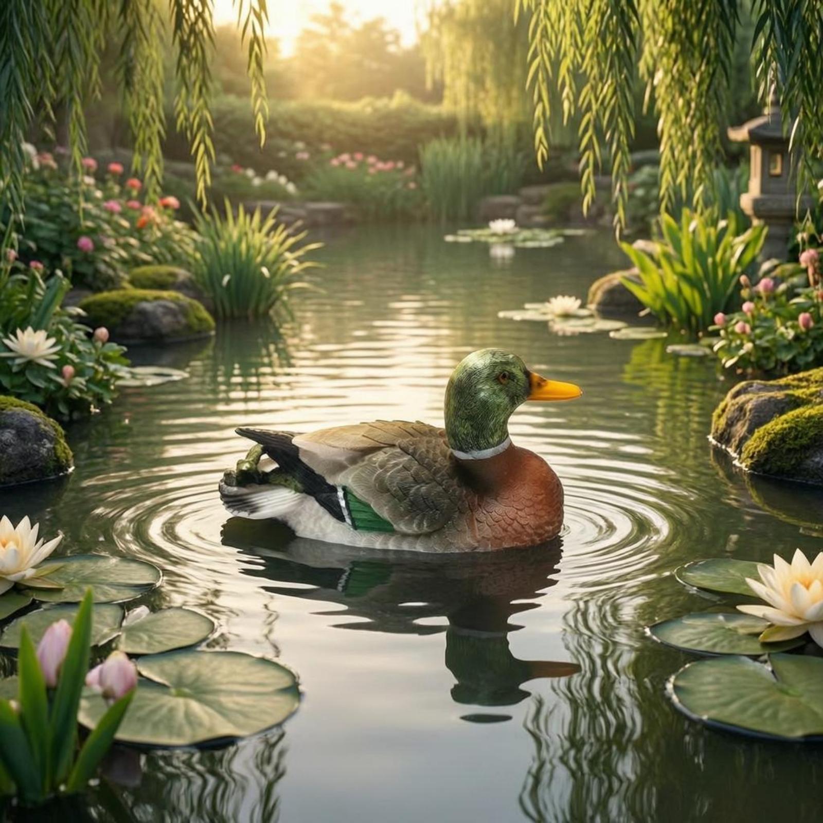 Estatueta de pato em resina, e - Aquarium avaliação e preço
